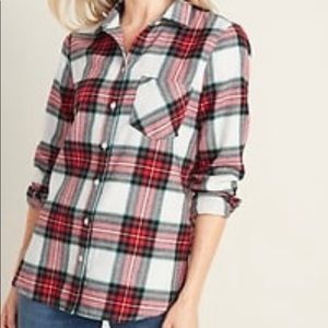 Old Navy Women’s Plaid Flannel Shirt
